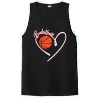 I Love Basketball Girl Basketball Player Heart PosiCharge Competitor Tank