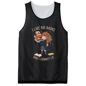 I Like Big Books And I Cannot Lie Reading Book Bookworm Mesh Reversible Basketball Jersey Tank