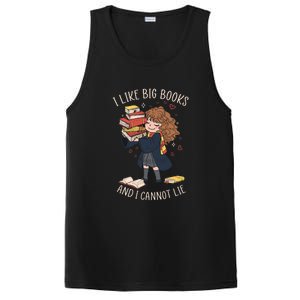 I Like Big Books And I Cannot Lie Reading Book Bookworm PosiCharge Competitor Tank