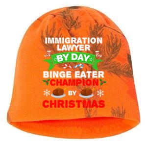 Immigration Lawyer Binge Christmas Kati - Camo Knit Beanie