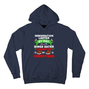 Immigration Lawyer Binge Christmas Hoodie