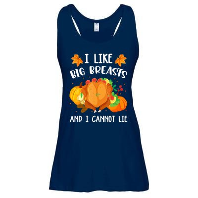 I Like Big Breasts And I Cannot Lie Thanksgiving Turkey Ladies Essential Flowy Tank