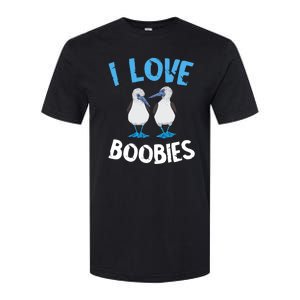 I Love Boobies Funny Blue Footed Softstyle CVC T-Shirt