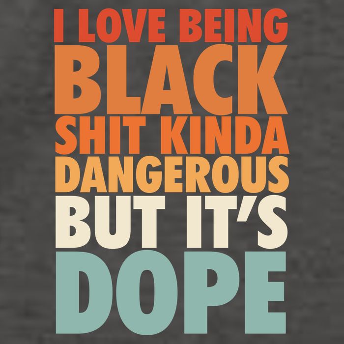I Love Being Black History Kinda Dangerous But It's Dope Gift Vector Backpack