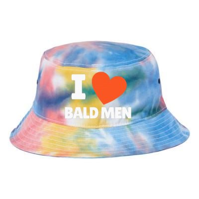 I Love Bald I Heart Bald Lovers Tie Dye Newport Bucket Hat