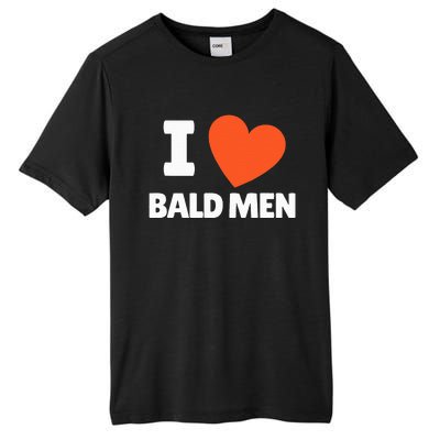 I Love Bald I Heart Bald Lovers Tall Fusion ChromaSoft Performance T-Shirt