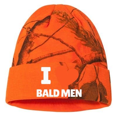 I Love Bald I Heart Bald Lovers Kati Licensed 12" Camo Beanie