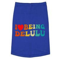 I Love Being Delulu I Heart Being Delulu Red Heart Delulu  Doggie Tank