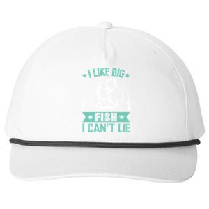 I Like Big Fish I Can Not Lie Gift Snapback Five-Panel Rope Hat