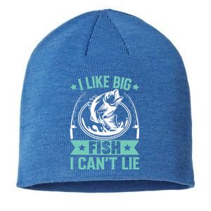 I Like Big Fish I Can Not Lie Gift Sustainable Beanie