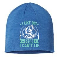 I Like Big Fish I Can Not Lie Gift Sustainable Beanie