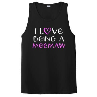 I Love Being A Meemaw Cute Cool Mee Maw PosiCharge Competitor Tank