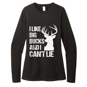 I Like Big Bucks And I Cannot Lie Funny Deer Hunting Father Gift Womens CVC Long Sleeve Shirt