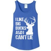 I Like Big Bucks And I Cannot Lie Funny Deer Hunting Father Gift Ladies Essential Tank