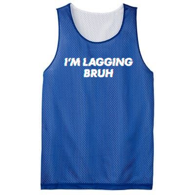 IM Lagging Bruh N Gamer Design Cool Gift Mesh Reversible Basketball Jersey Tank