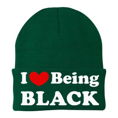 I Love Being Black I Like To Be Black Knit Cap Winter Beanie