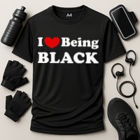 I Love Being Black I Like To Be Black Cooling Performance Crew T-Shirt