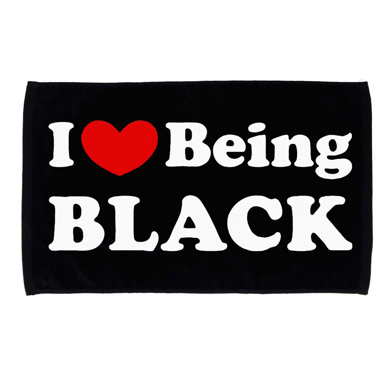 I Love Being Black I Like To Be Black Microfiber Hand Towel