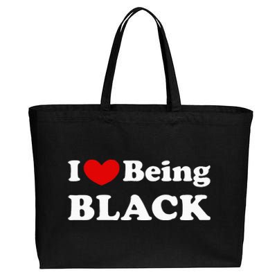 I Love Being Black I Like To Be Black Cotton Canvas Jumbo Tote