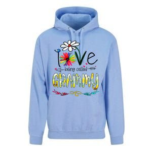 I Love Being Called Grammy Sunflower Mothers Day Gift Unisex Surf Hoodie