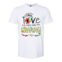 I Love Being Called Grammy Sunflower Mothers Day Gift Softstyle CVC T-Shirt