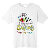 I Love Being Called Grammy Sunflower Mothers Day Gift Tall Fusion ChromaSoft Performance T-Shirt