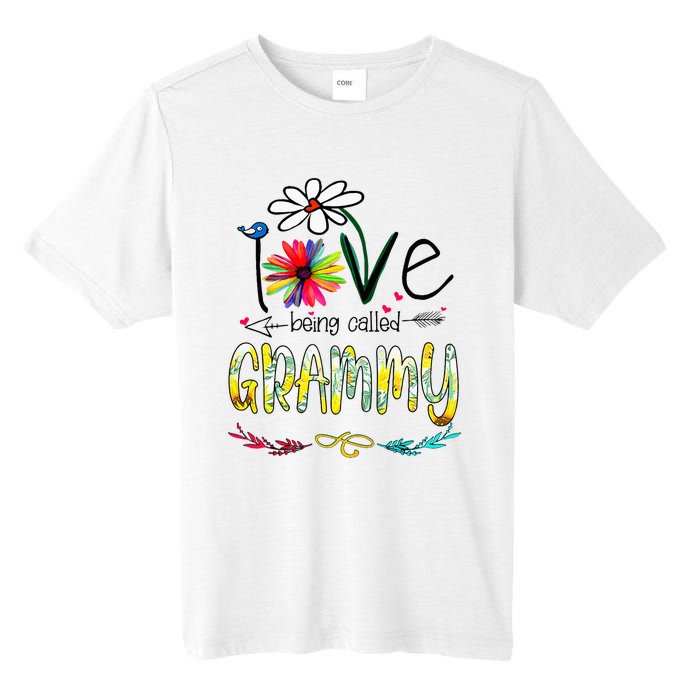 I Love Being Called Grammy Sunflower Mothers Day Gift Tall Fusion ChromaSoft Performance T-Shirt