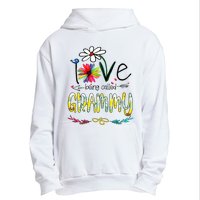 I Love Being Called Grammy Sunflower Mothers Day Gift Urban Pullover Hoodie