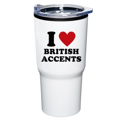 I Love British Accents I Heart British Accents Tumbler