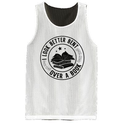 I Look Better Bent Over A Book Lover Reading Club Matching Mesh Reversible Basketball Jersey Tank