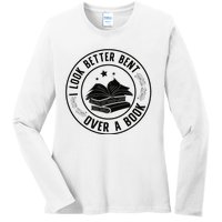 I Look Better Bent Over A Book Lover Reading Club Matching Ladies Long Sleeve Shirt