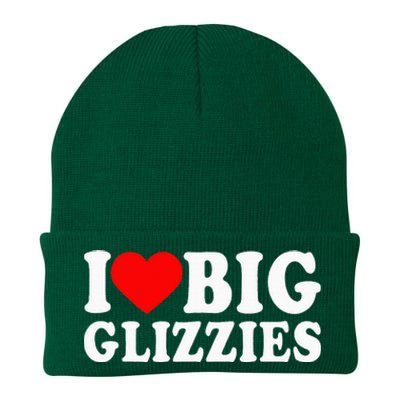 I Love Big Glizzies I Heart Hot Dog Lover Glizzy Gobbler Knit Cap Winter Beanie