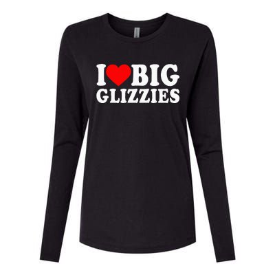 I Love Big Glizzies I Heart Hot Dog Lover Glizzy Gobbler Womens Cotton Relaxed Long Sleeve T-Shirt