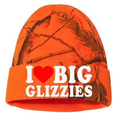 I Love Big Glizzies I Heart Hot Dog Lover Glizzy Gobbler Kati Licensed 12" Camo Beanie