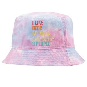 I Like Beer My Akita & Maybe 3 People Dog Owner Tie-Dyed Bucket Hat