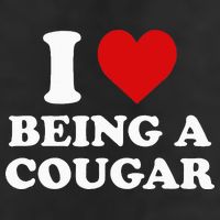 I Love Being A Cougar I Heart Being A Cougar  Adult Drive Performance Visor