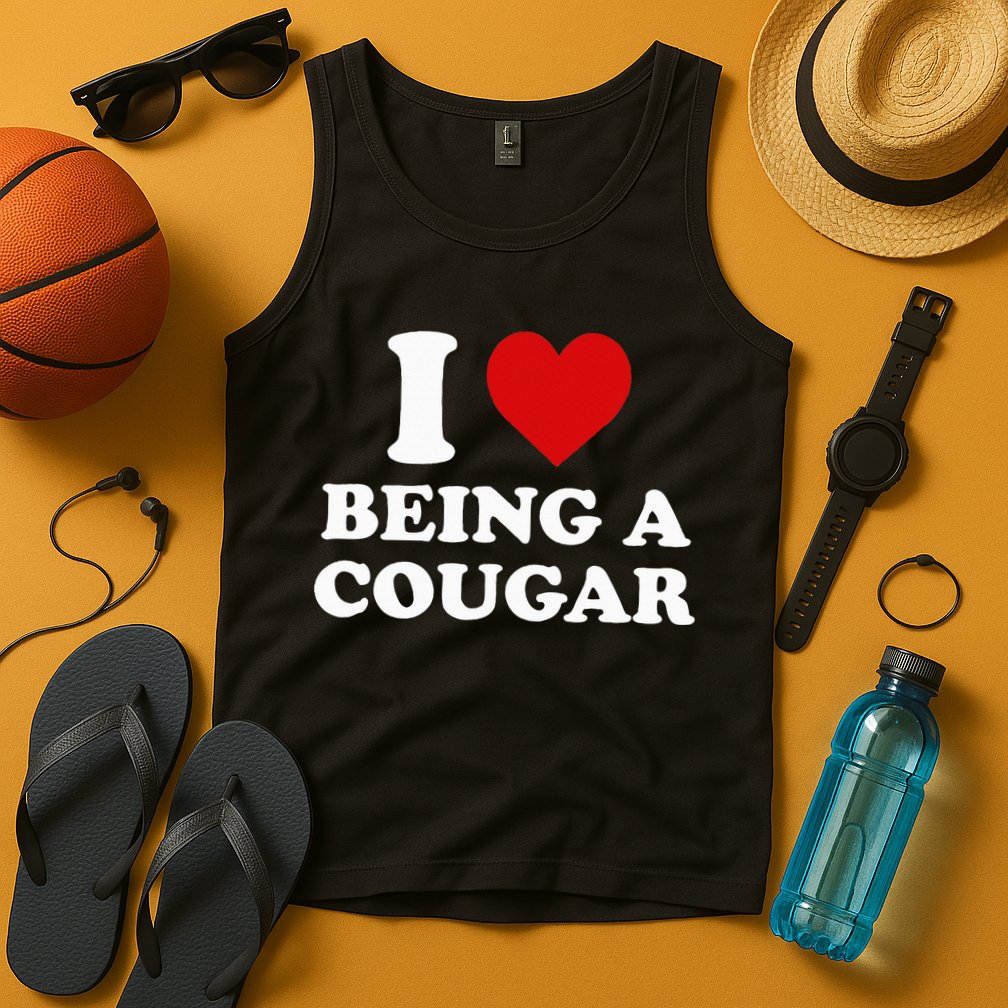 I Love Being A Cougar I Heart Being A Cougar  Tank Top