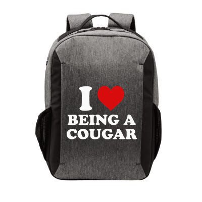 I Love Being A Cougar I Heart Being A Cougar  Vector Backpack