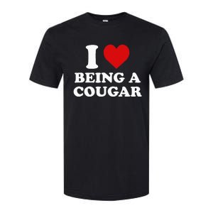 I Love Being A Cougar I Heart Being A Cougar  Softstyle CVC T-Shirt