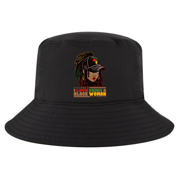 I Love Being A Black Woman Celebrate Black History Cool Comfort Performance Bucket Hat