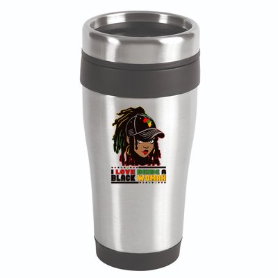 I Love Being A Black Woman Celebrate Black History 16oz Travel Tumbler