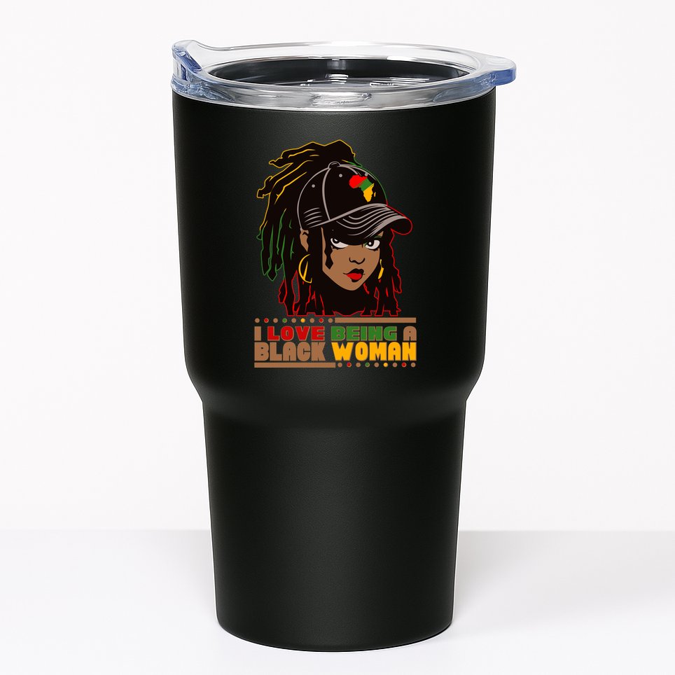 I Love Being A Black Woman Celebrate Black History Tumbler