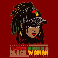 I Love Being A Black Woman Celebrate Black History Apron