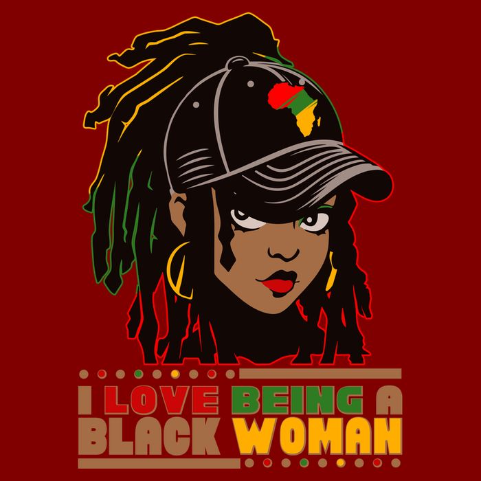 I Love Being A Black Woman Celebrate Black History Apron