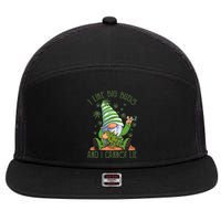 I Like Big Buds And I Cannot Lie Marijuana Cannabis Weed 420 7 Panel Mesh Trucker Snapback Hat