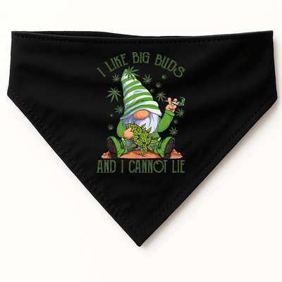 I Like Big Buds And I Cannot Lie Marijuana Cannabis Weed 420 USA-Made Doggie Bandana