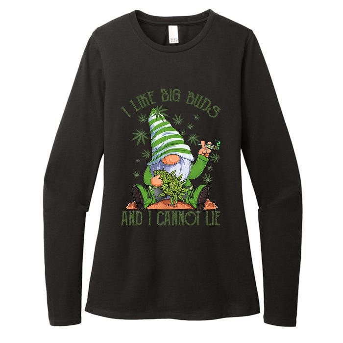 I Like Big Buds And I Cannot Lie Marijuana Cannabis Weed 420 Womens CVC Long Sleeve Shirt