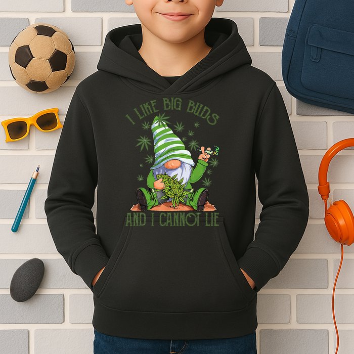 I Like Big Buds And I Cannot Lie Marijuana Cannabis Weed 420 Kids Hoodie