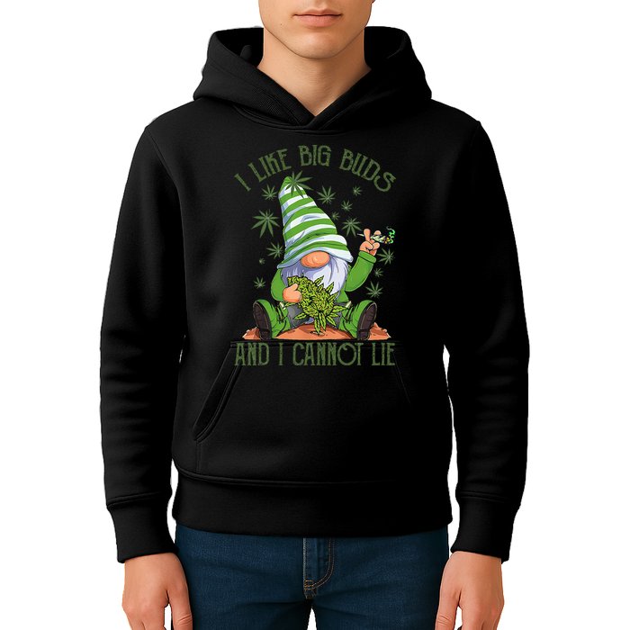 I Like Big Buds And I Cannot Lie Marijuana Cannabis Weed 420 Kids Hoodie
