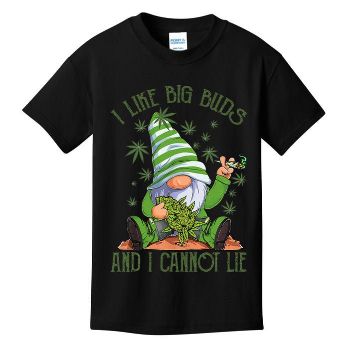 I Like Big Buds And I Cannot Lie Marijuana Cannabis Weed 420 Kids T-Shirt